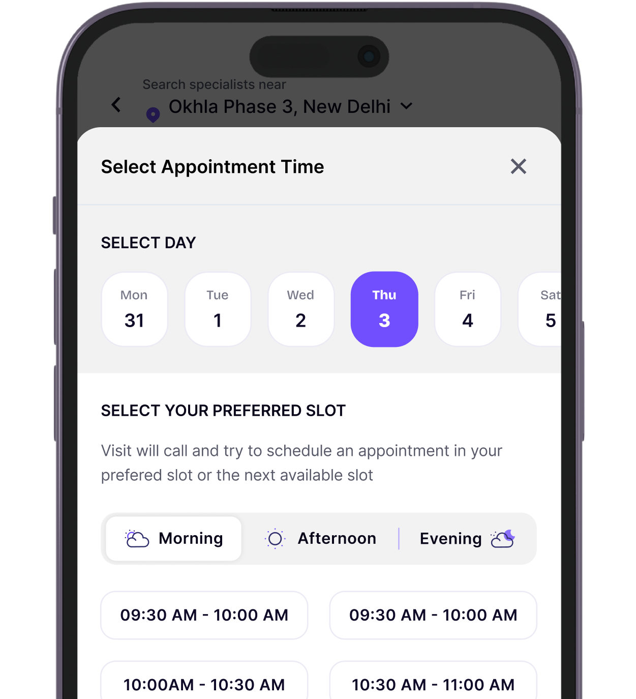 Step 2: Book an Instant or Scheduled Consultation