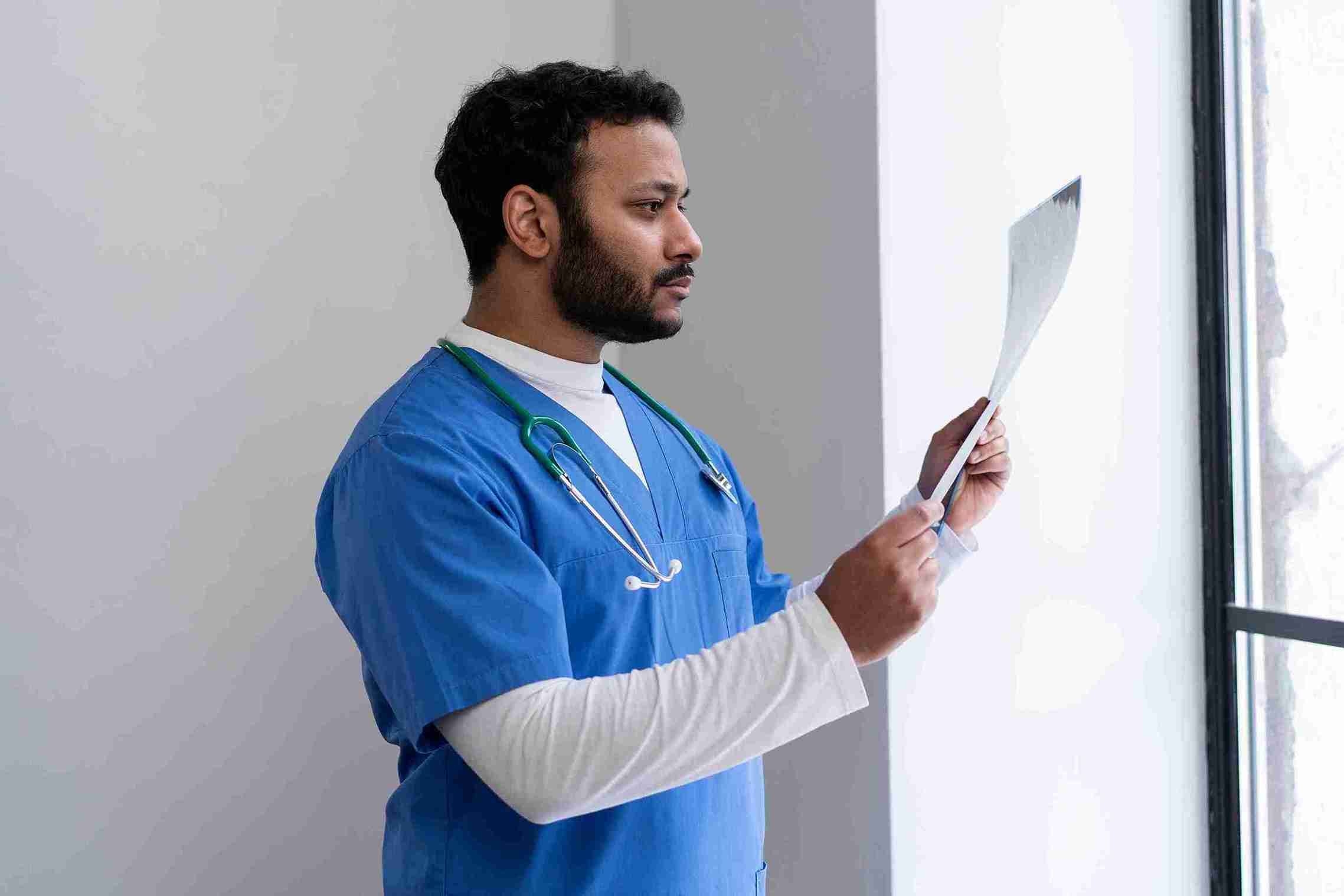 nurse preparing consult